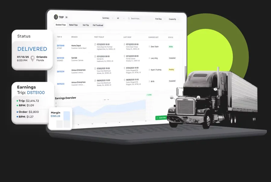 Amous customer portal on a laptop with shipment tracking